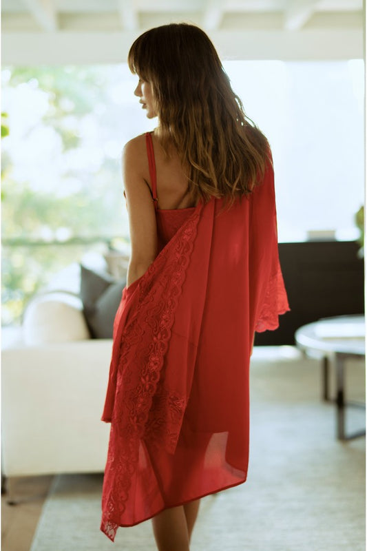 SKYLAR ROBE RED
